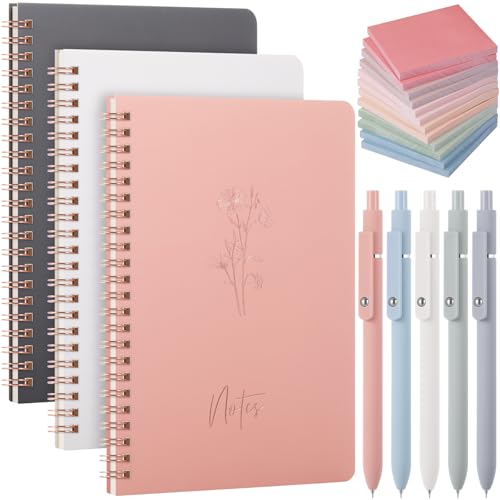 Cahier ligné A5 et accessoires de papeterie pour organiser les cours des étudiants