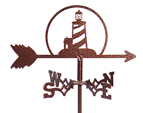 SWEN Products Lighthouse Mini Flower Pot Weathervane