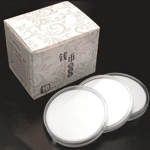 Estuches transparentes para monedas 70mm, paquete de 10 miniatura 4