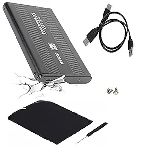 Frackson 2.0 Black Lining Sata Casing 2.5 inch SATA Laptop Portable External harddisk casing