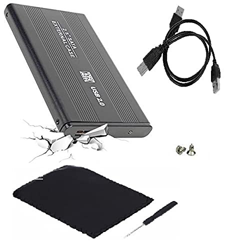 AlexVyan USB 2.0 SATA 2.5-inch Laptop Portable External Hard Disk Casing Support 1 TB (Black) (B074WZL1JM) Amazon Price History, Amazon Price Tracker