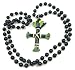 Voodoo Doll Cross Beads Good Luck Power Purple Money Wealth Prosper Revenge