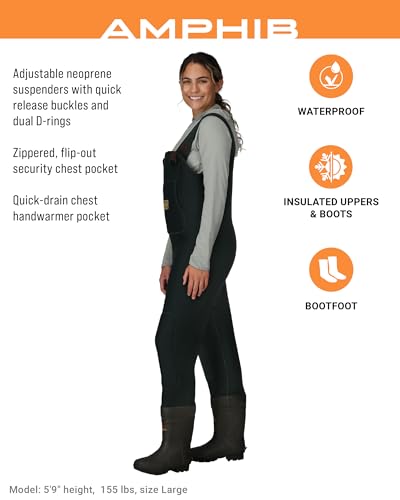 Image of FROGG TOGGS womens Amphib Neoprene Bootfoot Chest Wader