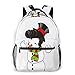 Produktbild Rucksack Männer Und Damen, Laptop Rucksäcke für 14 Zoll Notebook, Haar Schneemann Lächeln glücklich Kinderrucksack Schulrucksack Daypack für Herren Frauen