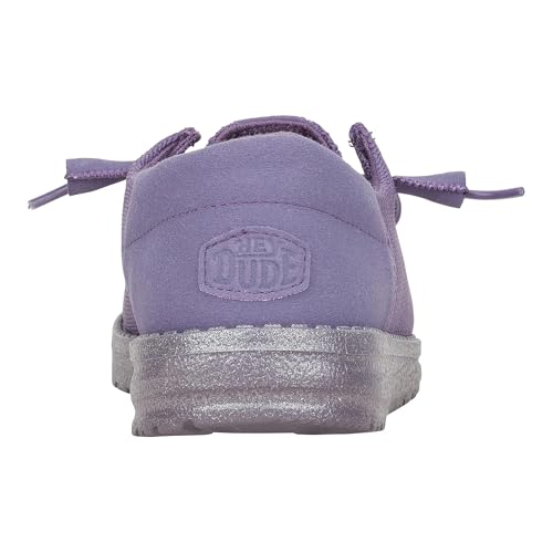 Image of Hey Dude Women Wendy Funk Mono Dark Lilac 9 Medium