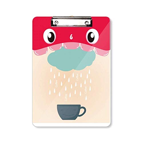 Porte-bloc porte-documents A4 Rain Cloud à pince pour bureau et école