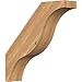 Ekena Millwork BRC06X24X24FST00SWR 5 1/2"W x 24"D x 24"H Funston Smooth Knee Brace, Western Red Cedar