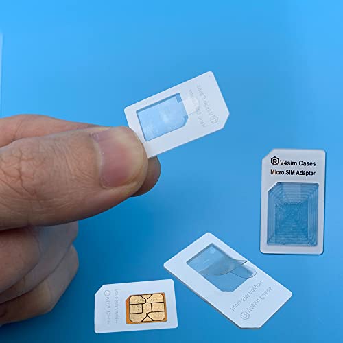 مجموعة محول شريحة اتصال نانو 4 في 1 الى مايكرو/قياسي لجميع ا...