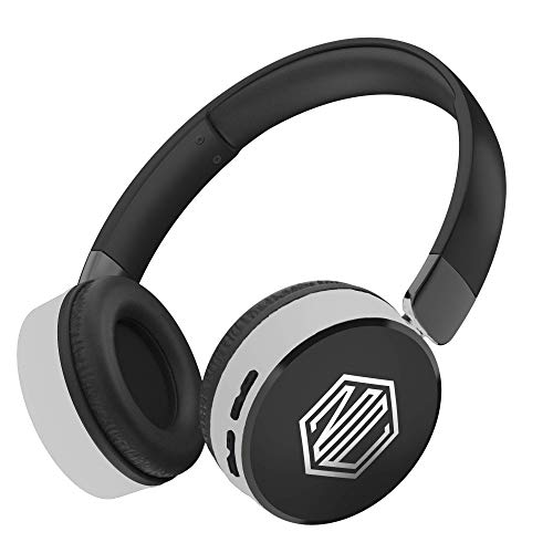 Image of Nu Republic Dubstep Wireless Headphones with Mic (Black and Silver)