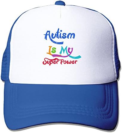 Adult Adjustable Trucker Cap For Unisex Mens Woman's Boy Girl's Youth Autism Is My Super Power Snapback Hat Mesh Hats Baseball Cap Caps
