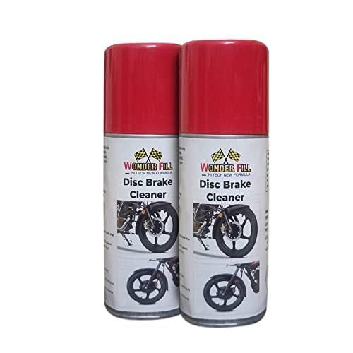 WONDERFILL Disc Brake Cleaner for Car Motorbike | High Power Brake & Parts Cleaner Spray | Car Care/Car Accessories/Automotive Products (Pack of 2)