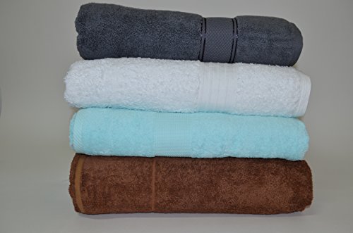 6 servilletas 660 gr/m² de 70 x 140 de 75 x 150 100% algodón Egyptien