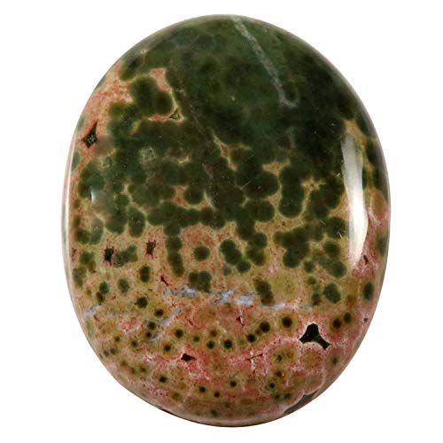 Jaspe océan naturel cabochon pour vos rituels de méditation