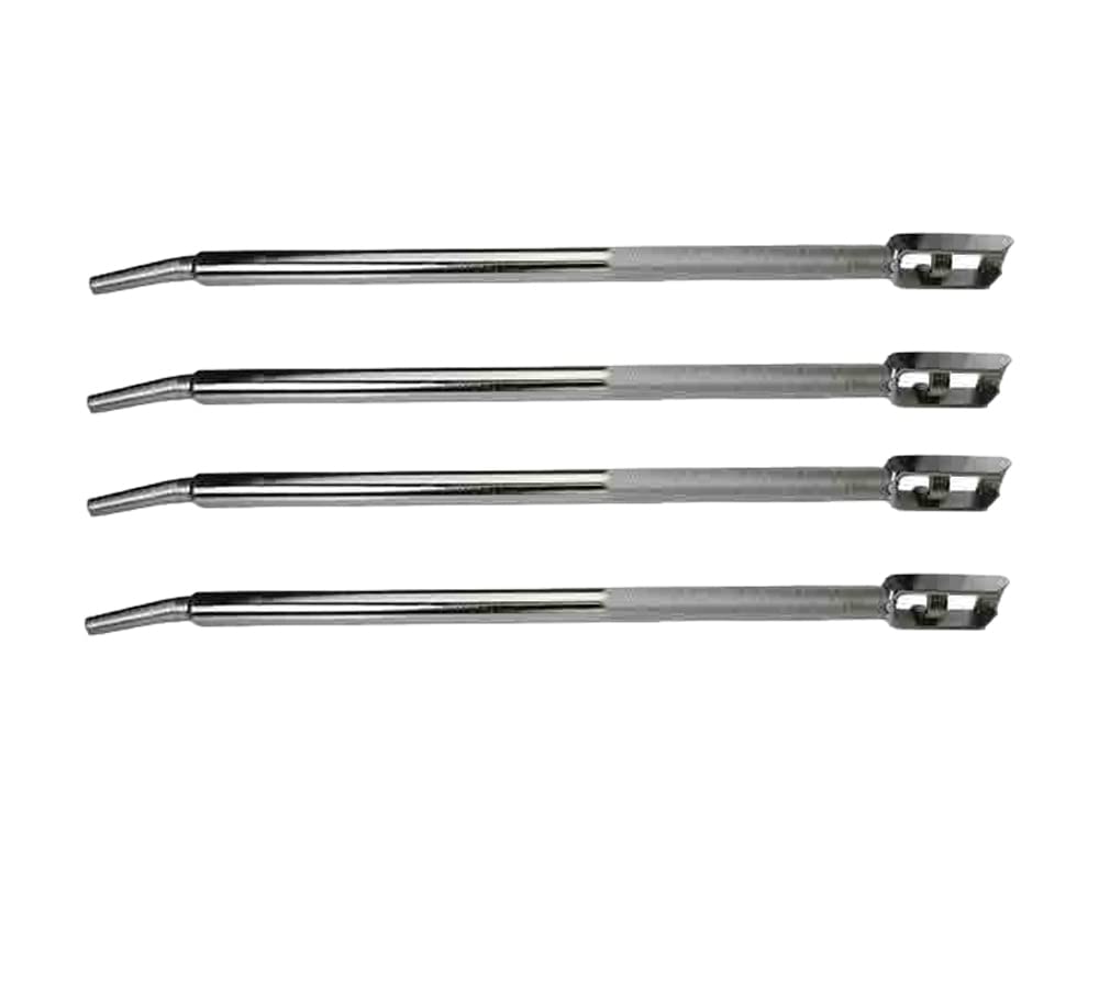 Mytee Products 4 Pack 39.5" Combination Winch Bar for Flatbed Trailer - Chrome Carbon-Steel Combo Winch Bar with Non-Slip Handle &amp; Square Head for Chain Lever Binders