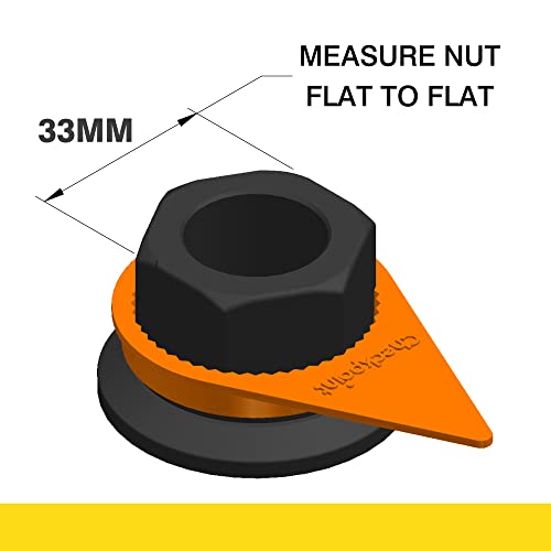 Image of Checkpoint 33 mm Wheel Nut Indicators Orange - High-Temperature Lug Nut Safety Indicators, Heat & Movement Detection for Commercial Trucks, Fleets & Trailers (100 Pack)