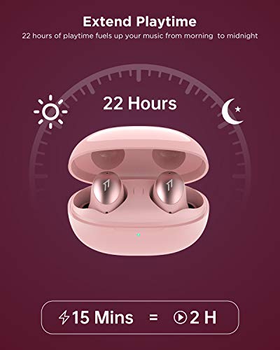Image of 1MORE ColorBuds True Wireless Earbuds, Premium Bluetooth Earphones IPX5 Water Resistant, 22 Hours Playtime with Fast Charge and ENC Microphones, Auto Play /Pause, for Workout, Sports, Home Office