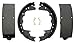 ACDelco Gold 17583R Riveted Rear Drum Brake Shoe Set