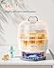 HEYVALUE Ease-Steam Bottle Sterilizer, Compact Baby Bottle Sterilizer, Fast One-Touch Operation (Esterilizador de Biberones), Electric Sterilizer for Baby Bottles, Baby Essentials & Breast Pump Parts