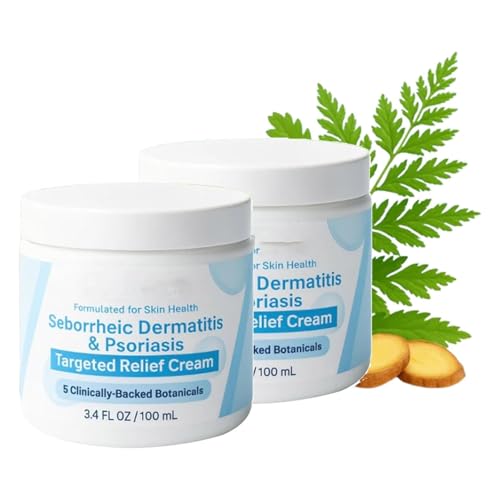 Calvris Bartpflegecreme, Calvris Kopfhautbalsam, für alle Hauttypen, für weiche und gepflegte Kopfhaut und Haut (2 PCS)