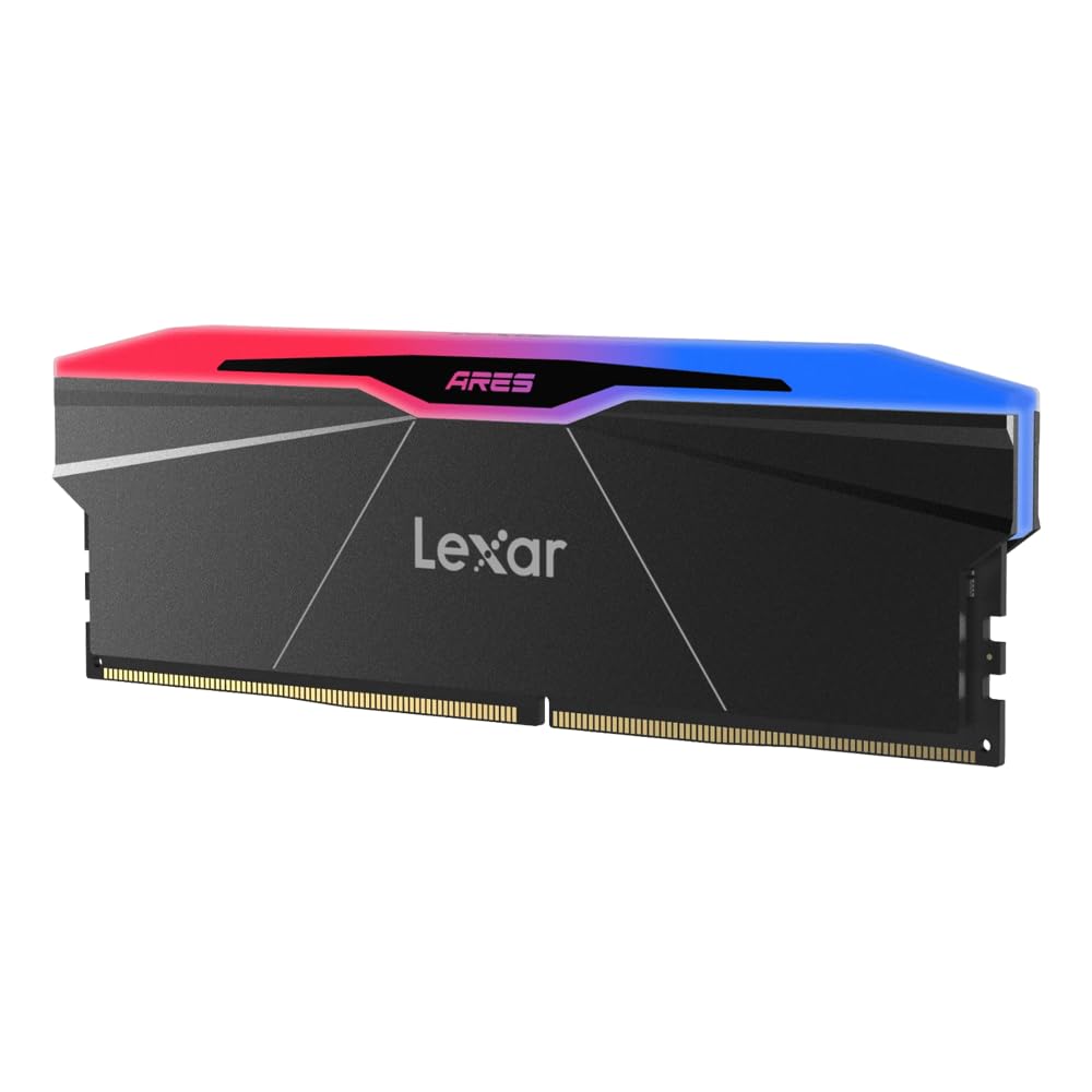 Lexar Ares RGB 2nd Gen 32 GB (2 x 16 GB) 6000 MHz CL30 DDR5 Gaming RAM (LD5U16G60C30BR-RGD)