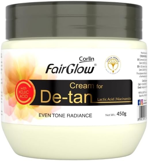 Fair Glow DeTan Pack 250g | Tan Removal | Brightening Care | Deep Cleansing | Salon Use | Men & Women