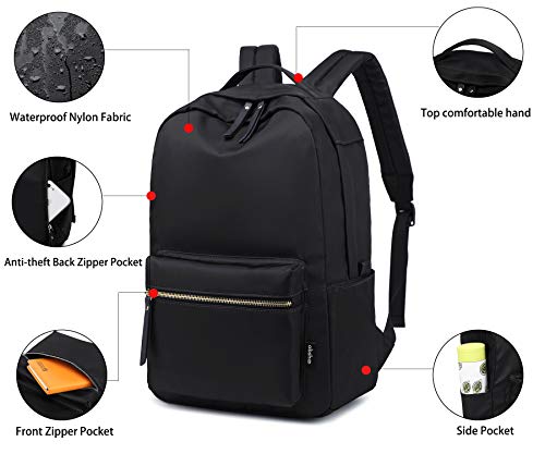 Abshoo BPDG18-1 Lightweight Classic Nylon Daypack Waterproof Womens School Backpack thumb #3