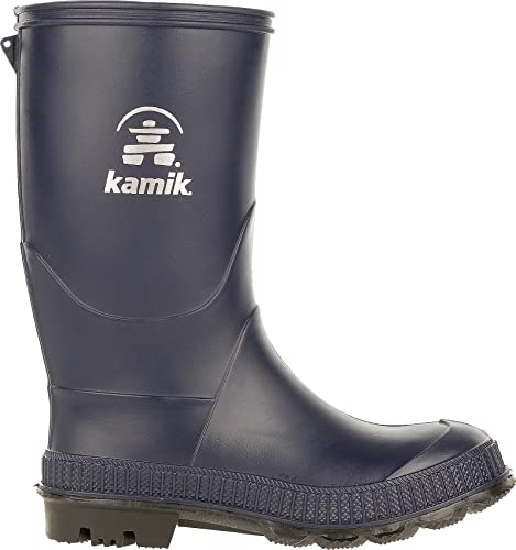 Kamik EK4149_NAK Stomp Rain Boot,Navy/Black,4 M Us Big Kid thumb #1