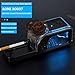 Electric Tobacco Cigarette Rolling Machine, Portable Cone Loader Injector Machine, Multi-Color Pulsating Light Black Adjustable Roller for Cigarette Fit 5.5/6.5/8mm & Pre Rolled Cones for King Size