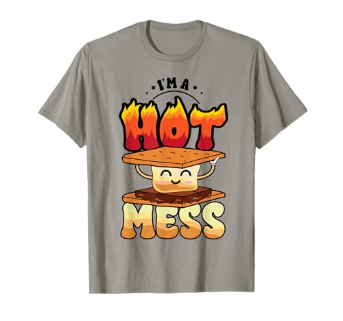 Camping Smore Divertente camper amante dei marshmallow Maglietta