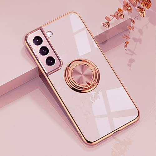 Coque magnétique rose pour Samsung S10 et S22 avec support intégré
