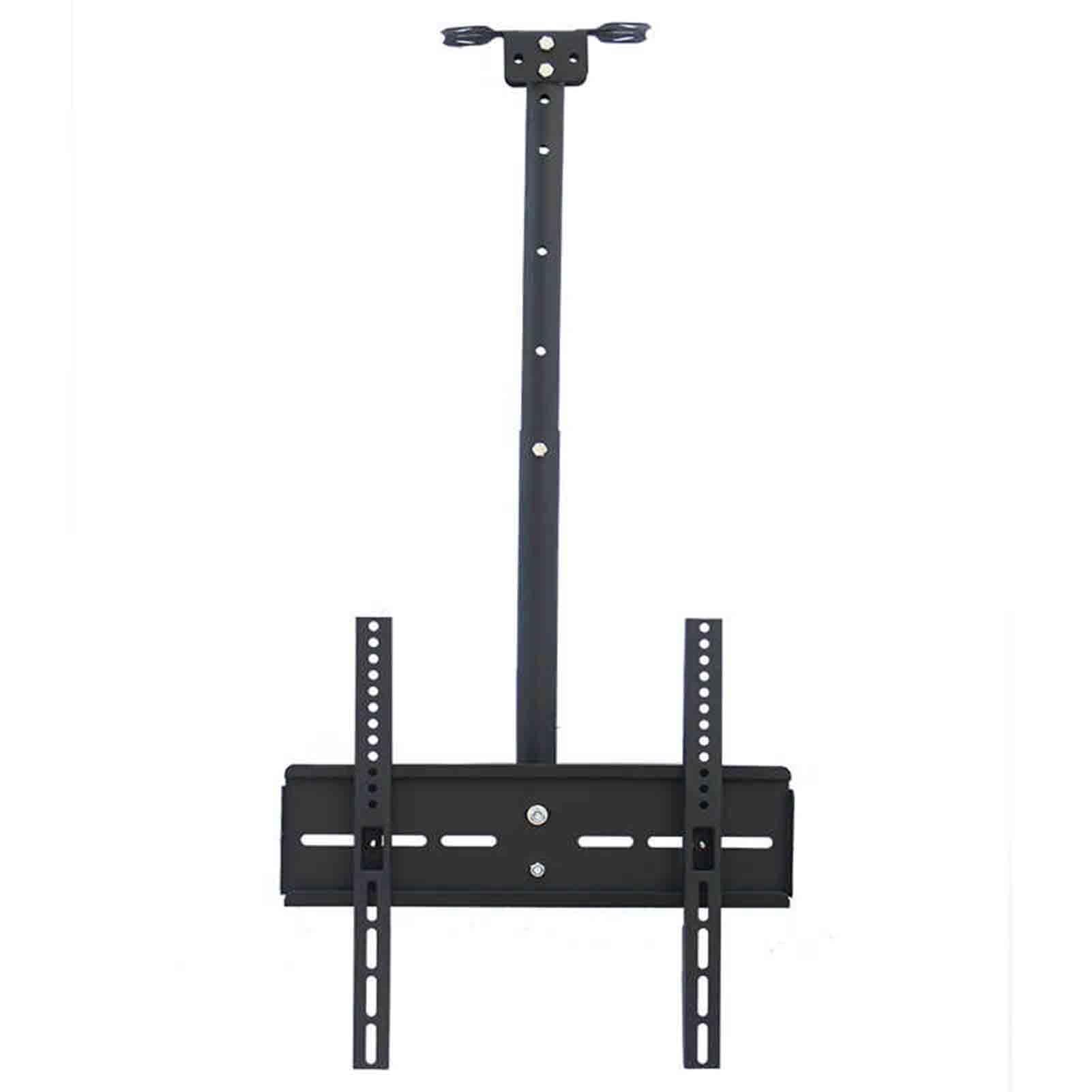 GUODDM Adjustable Ceiling TV Mount, Telescoping Outdoor Ceiling TV Mount For 26-55 Inch Flat Screen TVs, Adjustable Height Telescoping Tilt And Swive(0.5-3m)