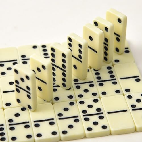 Juego de Domino clásico 28 piezas con estuche portátil miniatura 5