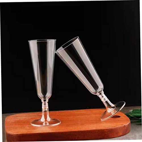 Anneome 40 Peças Taça De Plástico Taças De Plástico Vinho Transparente Taça De Champanhe