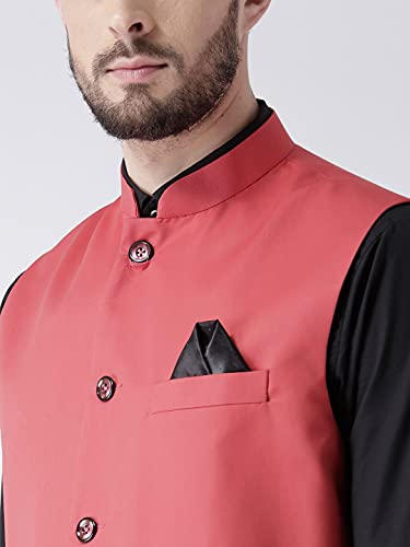 Image of hangup Men's Synthetic Notch Lapel Suit (2BasketTR Cherry 40 red