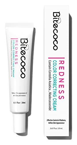BiteCoCo REDNESS 2nd Edition : Treat Your Skin !!! Say Goodbye to redness. Your New Secret to Calm, Restored Skin! Use BEFORE make up. 0.67 Fl Oz/0.70 oz/20ml (Pack of 1)