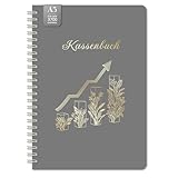 BIROYAL Kassenbuch A5-120 Seiten Haushaltsbuch, Budget Planner & Kassenbücher - Einnahmen Ausgaben Buch - Haushaltsbuch zum Eintragen - Kassenbuch Kleinunternehmer- Ausgaben Tracker Finanzplaner