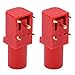 PCB Banana Socket,2pcs PCB Panel Socket 4mm Welded Type Good Electrical Conductivity Safety Banana Socket for Multimeters Voltage Testing(red)