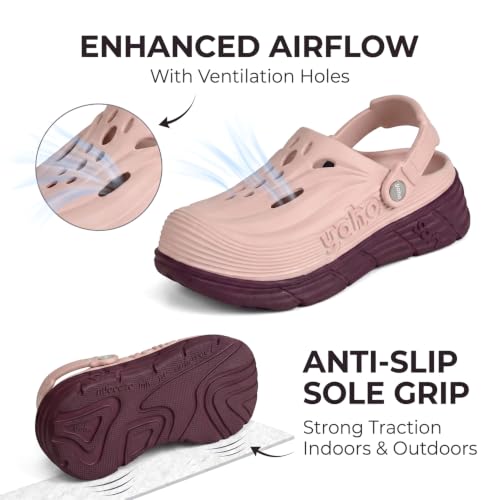 Image of YOHO Women Footwear Scoops Clogs | Lightweight, Soft on Skin, Comfortable & Waterproof Rainy Sandals | Everyday Use Footwear for ladies & Girls