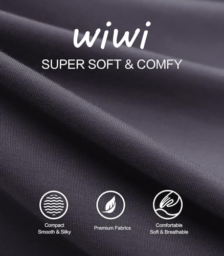 WiWi Mens Pajamas Set Viscose from Bamboo Long Sleeve Sleepwear Knit Nightwear 2 Pieces Loungewear Sets with Pants S-XXL 5