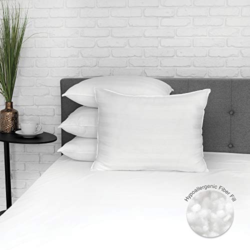 BioPedic Eco-Classic 240-Thread Count Standard Pillows, 4-Pack