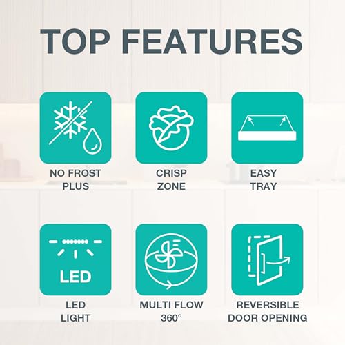 Gorenje NRK 418 ECS4 Kühl-Gefrierkombination/ NoFrostPlus/ MultiFlow 360°/ CrispZone/ 182,4 cm/ Kühlteil 171 l/ Gefrierteil 85 l/ 41 dB/ 226 kWh/ Jahr/ Edelstahl-Look – Bild 3