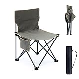 [Espace de stockage supplémentaire] - La chaise de camping pliante dispose d'une poche de rangement latérale sur le côté pour ranger votre téléphone ou de petits objets, et d'une poche de stockage de site Web à l'arrière pour les livres, magazines, cartes, etc.