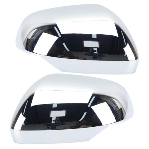 Couvercle de rétroviseur de voiture anti-rayure argent pour Mitsubishi Triton L200 19-21