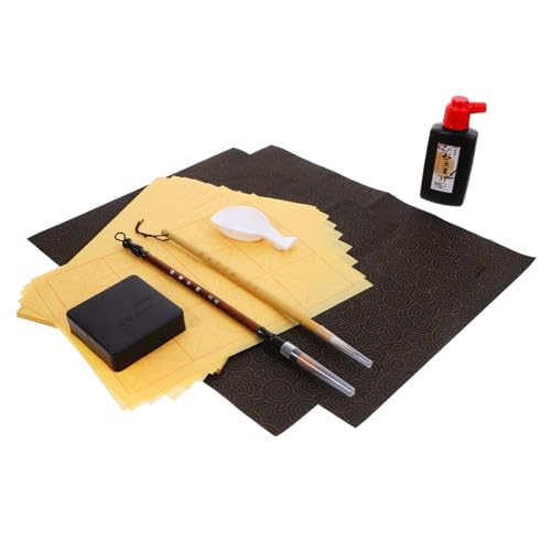 jojofuny Japanese Calligraphy Brush Set Ink Ink Beginner's Calligraphy Kit for Art Students