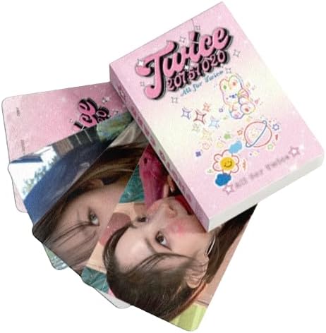 Twice LOMO Card Set, Set of 50, Photo Collection, Trading Cards, Popular Korean Pop Goods, Support Goods, DIY, Cute, Stylish, Popular, Gift
