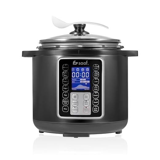 Elettrodomestici Multicooker - Set da 11 pezzi - 12 programmi automatici - Pentola a cottura lenta, cuociriso, vaporiera, pentola a pressione - grigio - van Saaf