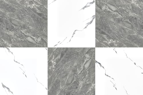 30-Pack Peel and Stick Vinyl Floor Tile Polish 12” x