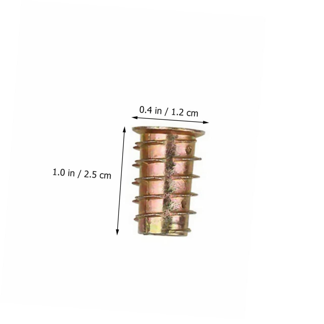 Cabilock 230pcs Threaded Inserts for Furniture Assembly Smooth Surface Resistant Fasteners for Projects