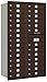 Salsbury Industries 3715D-28ZRP 4C Horizontal Mailbox, Bronze