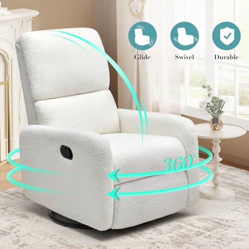 Jocisland SSC010 02 Swivel Glider Rocking Recliner, Nursery Chair thumb #3